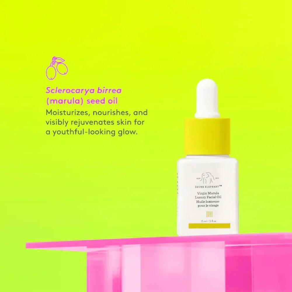 NEW & 1/2 PRICE  ✅Drunk Elephant VIRGIN MARULA LUXURY OIL .5oz / 15mL  ✨NEW